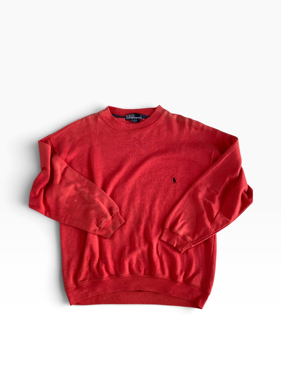 Vintage Red Polo Ralph Lauren Crewneck Sweatshirt