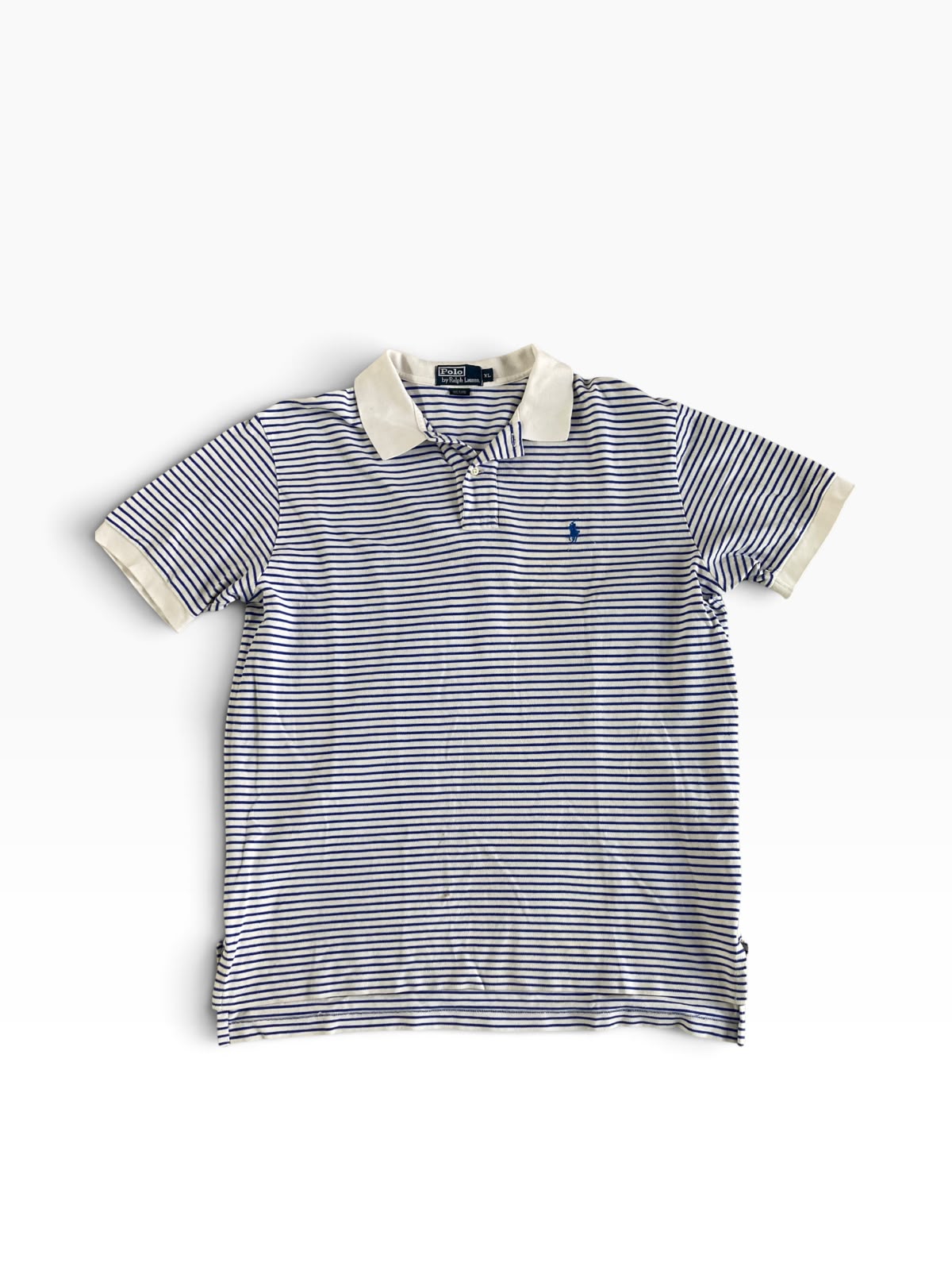 Ralph Lauren Polo blue and white striped shirt