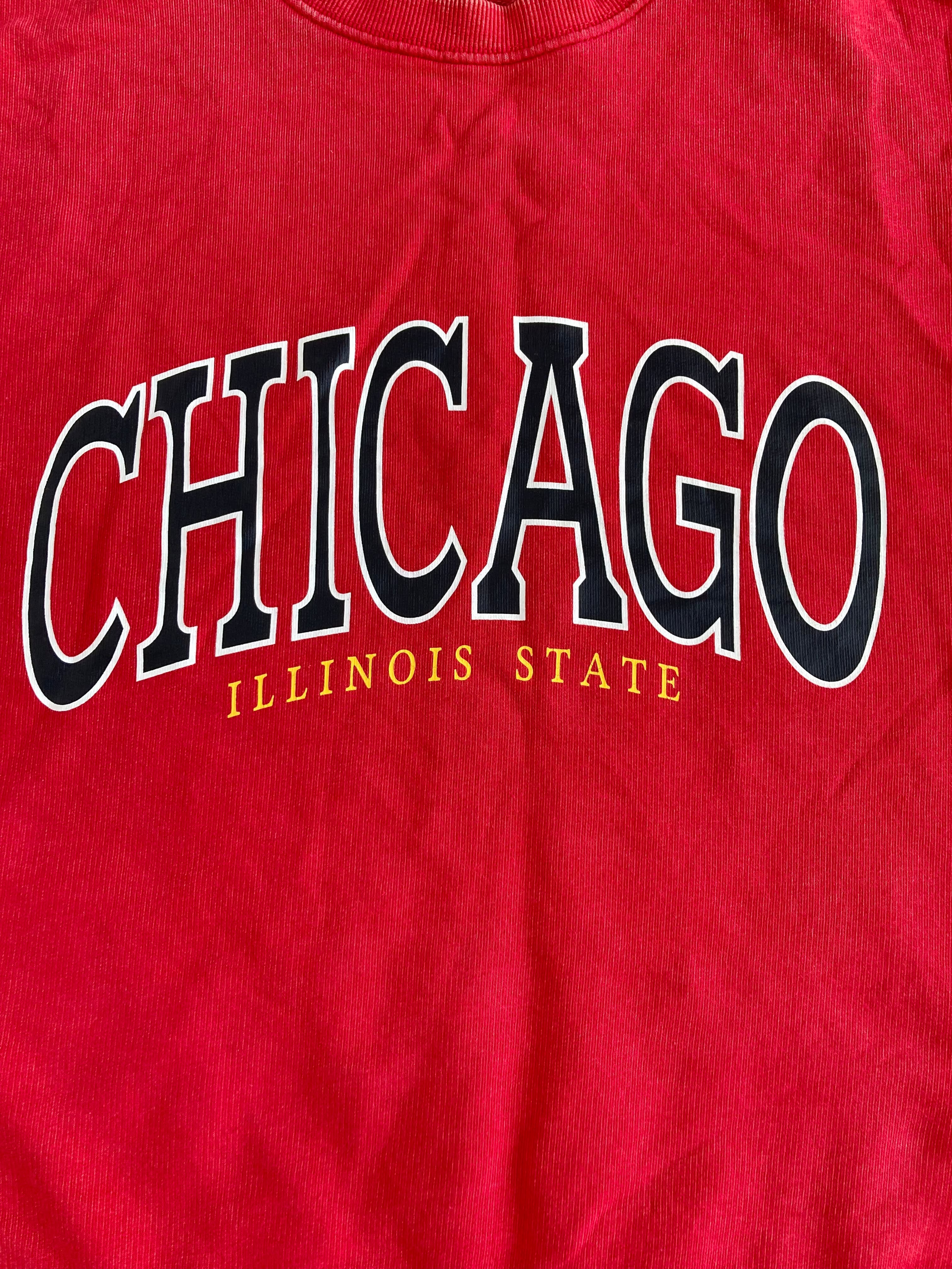 Red Chicago Sweatshirt