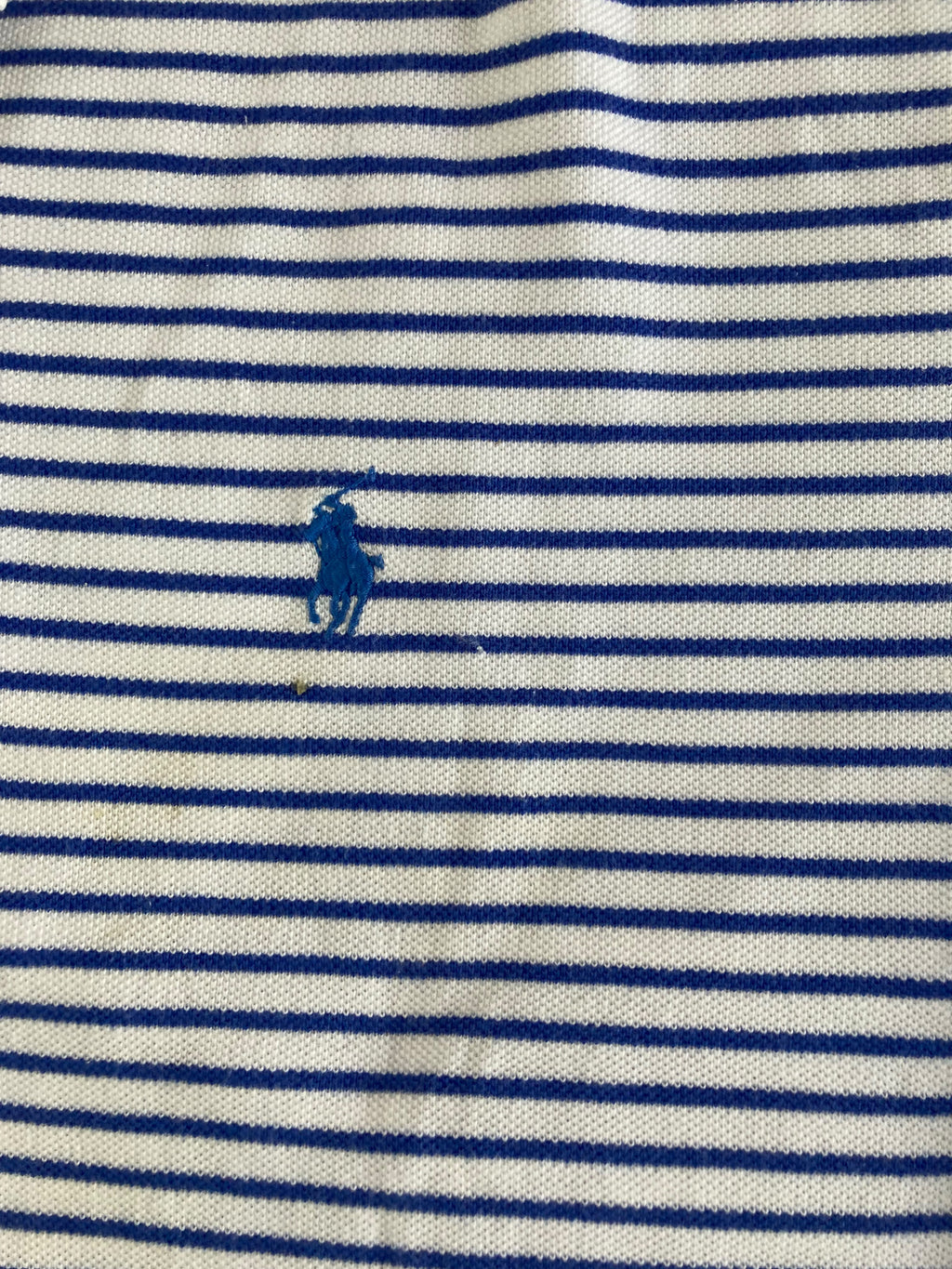 Ralph Lauren Polo blue and white striped shirt